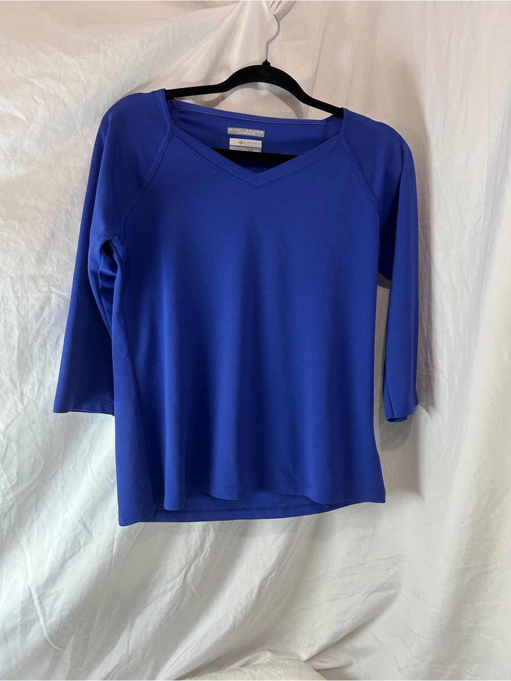Columbia PFG Omni-Shade 3/4 Sleeve Top - Blue Women’s Size Medium